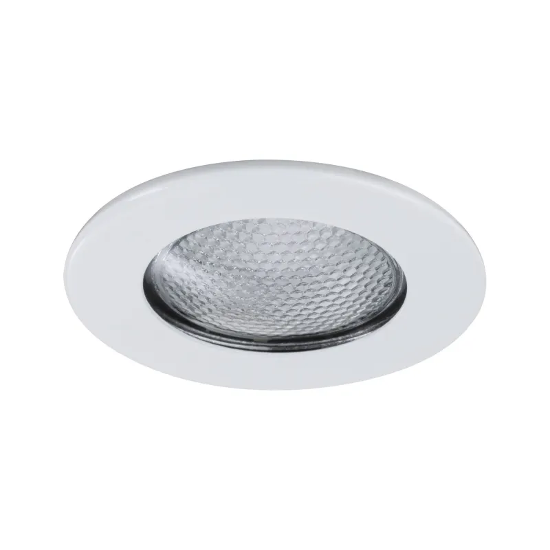 Encastr. Meuble Verre structuré max.20W 12V G4 66mm Blanc/Tôle d´ac...