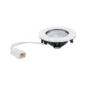 Encastr. Meuble Verre structuré max.20W 12V G4 66mm Blanc/Tôle d´ac...