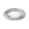 Enc. Meuble Verre structuré max.20W 12V G4 66mm Acier bros./Tôle d´...