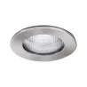 Enc. Meuble Verre structuré max.20W 12V G4 66mm Acier bros./Tôle d´...