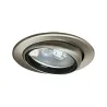 Encastr. Meuble orientable max.20W 12V G4 69mm Acier brossé/Tôle d´...