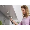 Encastr. Meuble orientable max.20W 12V G4 69mm Acier brossé/Tôle d´...