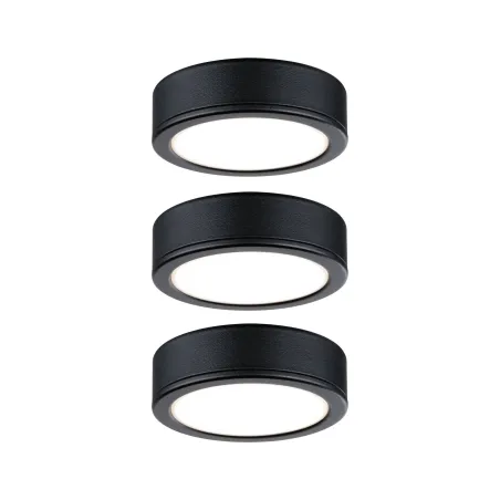 Kit Meuble Pukk 3x3W 210lm 12/230V 2700K Plastique/Noir - Pas cher