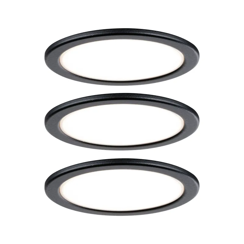 Kit Meuble Pukk 3x3W 210lm 12/230V 2700K Plastique/Noir - Pas cher