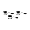 Kit Meuble Pukk 3x3W 210lm 12/230V 2700K Plastique/Noir - Pas cher