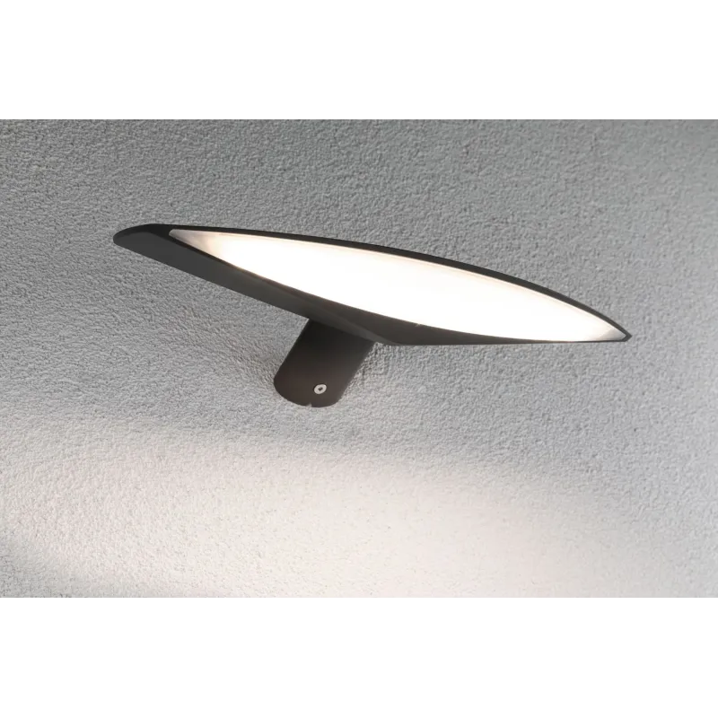 Applique solaire extérieur Kiran IP44 3000K 400lm détecteur de mvt ...