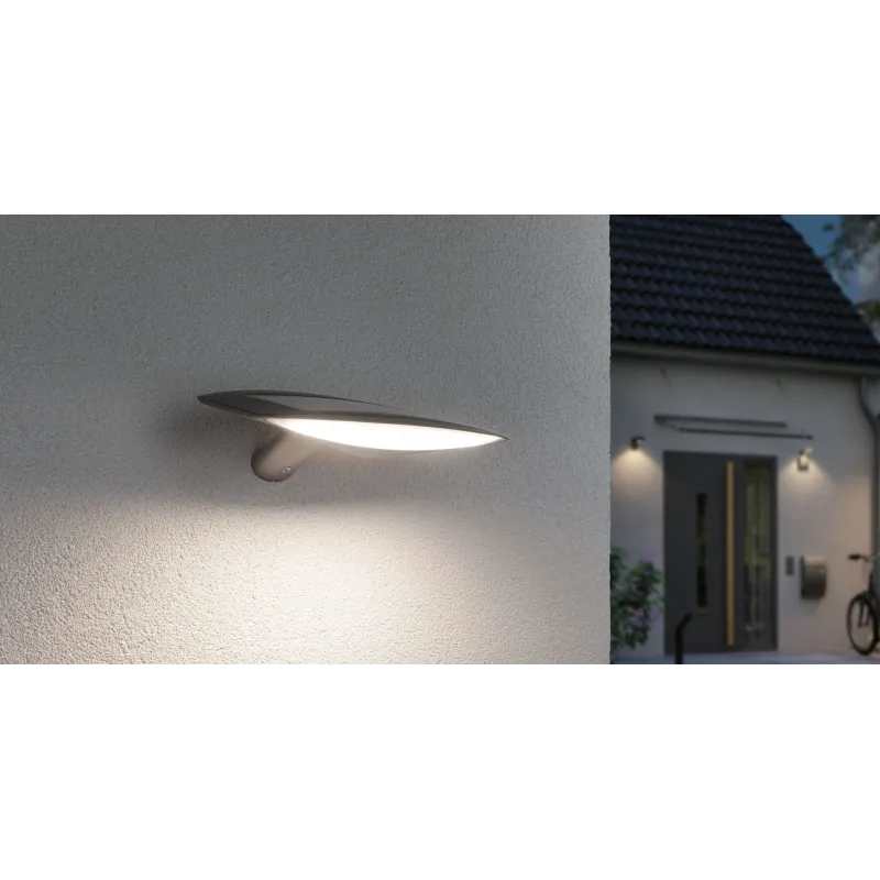 Applique solaire extérieur Kiran IP44 3000K 400lm détecteur de mouv...