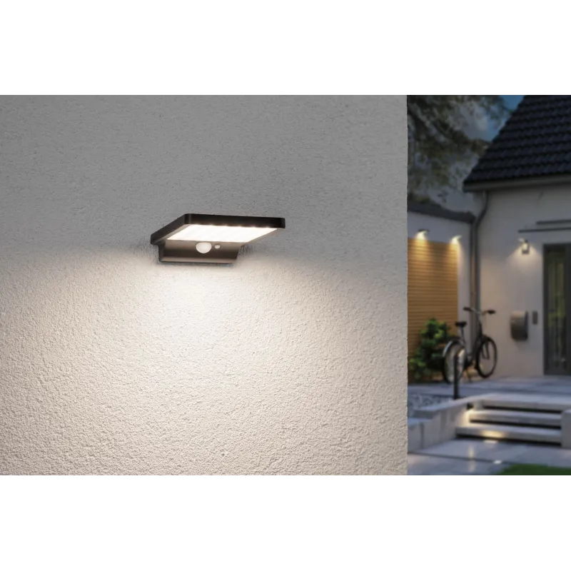 Applique solaire Outdoor Solveig 300lm IP44 3000K détecteur de mouv...