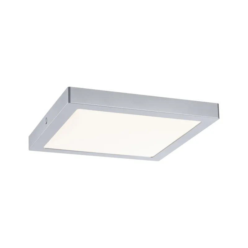 Panneau LED WallCeiling Abia 300x300mm 22W chrome mat 230V plastiqu...
