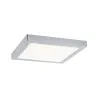 Panneau LED WallCeiling Abia 300x300mm 22W chrome mat 230V plastiqu...