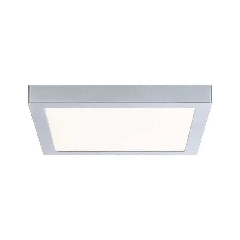 Panneau LED WallCeiling Abia 300x300mm 22W chrome mat 230V plastiqu...