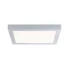 Panneau LED WallCeiling Abia 300x300mm 22W chrome mat 230V plastiqu...