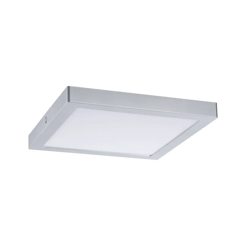 Panneau LED WallCeiling Abia 300x300mm 22W chrome mat 230V plastiqu...