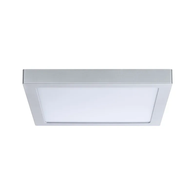 Panneau LED WallCeiling Abia 300x300mm 22W chrome mat 230V plastiqu...