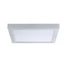 Panneau LED WallCeiling Abia 300x300mm 22W chrome mat 230V plastiqu...