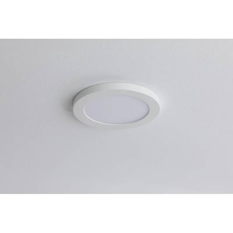 Pan. Enc Cover-it rd LED 1x6W/ 700lm 113mm 230V 3000K Blanc - Pas cher