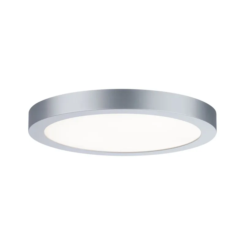 Panneau LED WallCeiling Abia 300mm 22W chrome mat 230V plastique - ...