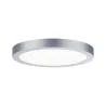 Panneau LED WallCeiling Abia 300mm 22W chrome mat 230V plastique - ...
