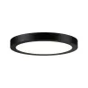 Panneau LED WallCeiling Abia 300 mm 22W Noir mat 230V plastique - P...