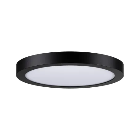 Panneau LED WallCeiling Abia 300 mm 22W Noir mat 230V plastique - P...
