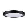 Panneau LED WallCeiling Abia 300 mm 22W Noir mat 230V plastique - P...
