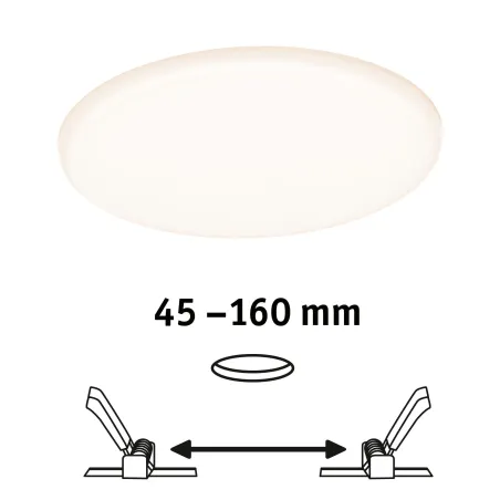 Pann ENC Veluna VariFit IP44 17W 3000K 185mm synthétique - Pas cher