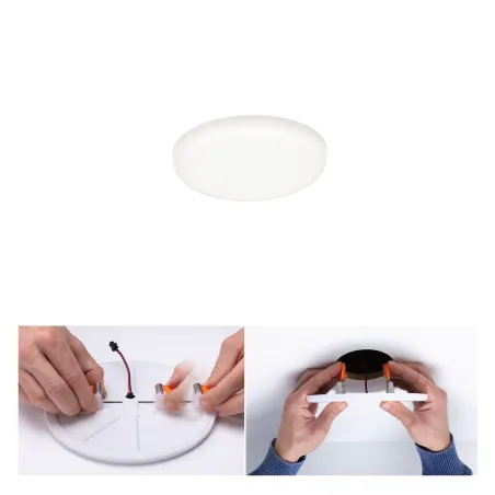 Pann ENC Veluna VariFit IP44 4,5W 4000K 75mm synthétique - Pas cher