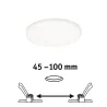 Pann ENC Veluna VariFit IP44 8,5W 4000K 125mm Synthétique - Pas cher