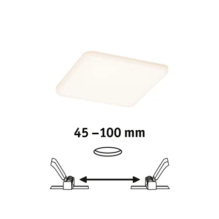 Pann ENC Veluna VariFit IP44 8,5W 3000K 125x125mm Synthétique - Pas...