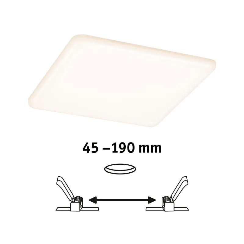 Pann ENC Veluna VariFit IP44 17,5W 3000K 185x185mm synthétique - Pa...