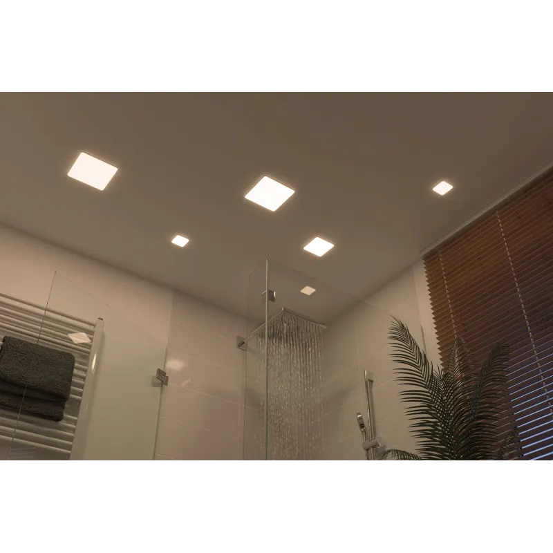 Pann ENC Veluna VariFit IP44 4,5W 4000K 75x75mm synthétique - Pas cher