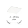 Pann ENC Veluna VariFit IP44 8,5W 4000K 125x125mm Synthétique - Pas...