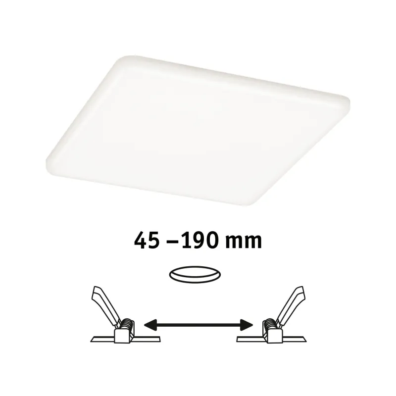 Pann ENC Veluna VariFit IP44 17,5W 4000K 185x185mm synthétique - Pa...