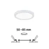 Panneau ENC AREO VariFit IP44 6,5W 4000K 118mm Blanc syn - Pas cher