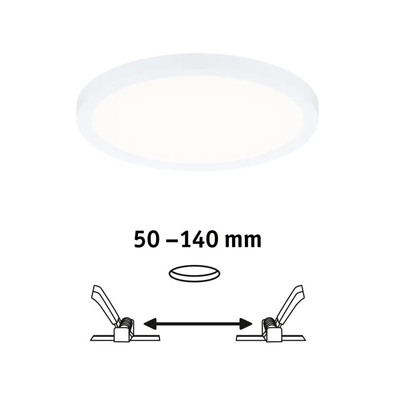 Panneau ENC AREO VariFit IP44 13W 4000K 175mm Blanc syn - Pas cher