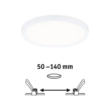 Panneau ENC AREO VariFit IP44 13W 4000K 175mm Blanc syn - Pas cher
