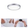 Panneau ENC AREO VariFit IP44 6,5W 4000K 118mm Chrome mat syn - Pas...