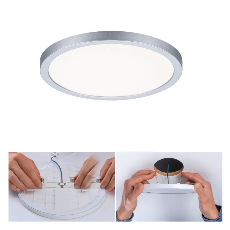 Panneau ENC AREO VariFit IP44 13W 4000K 175mm Chrome mat syn - Pas ...