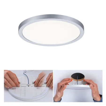 Panneau ENC AREO VariFit IP44 13W 4000K 175mm Chrome mat syn - Pas ...