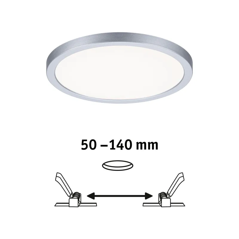 Panneau ENC AREO VariFit IP44 13W 4000K 175mm Chrome mat syn - Pas ...