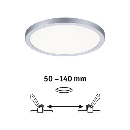 Panneau ENC AREO VariFit IP44 13W 4000K 175mm Chrome mat syn - Pas ...
