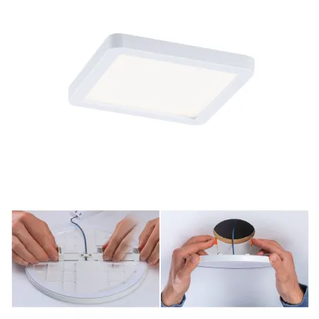 Panneau ENC AREO VariFit IP44 6,5W 4000K 118x118mm Blanc syn - Pas ...