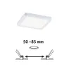 Panneau ENC AREO VariFit IP44 6,5W 4000K 118x118mm Blanc syn - Pas ...