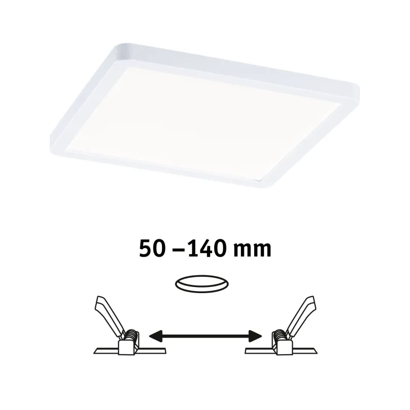 Panneau ENC AREO VariFit IP44 13W 4000K 175x175mm Blanc syn - Pas cher