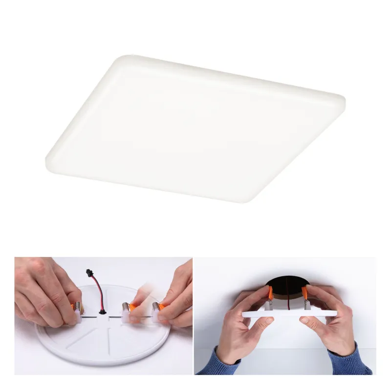 Pann ENC Veluna VariFit IP44 17,5W 4000K 3 Step dim 185x185mm synth...
