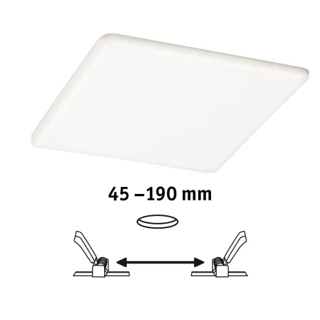Pann ENC Veluna VariFit IP44 22W 4000K 3 Step dim 215x215mm synth -...