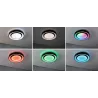 Applique/plafonnier Rainbow Dynamic RGB Tunable White LED 350mm Blanc/Noir 230V Synthétique/Métal