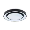 Applique/plafonnier Rainbow Dynamic RGB Tunable White 450mm Blanc/Noir 230V Synthétique/Métal