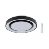 Applique/plafonnier Rainbow Dynamic RGB Tunable White 450mm Blanc/Noir 230V Synthétique/Métal
