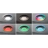 Applique/plafonnier Rainbow Dynamic RGB Tunable White 450mm Blanc/Noir 230V Synthétique/Métal